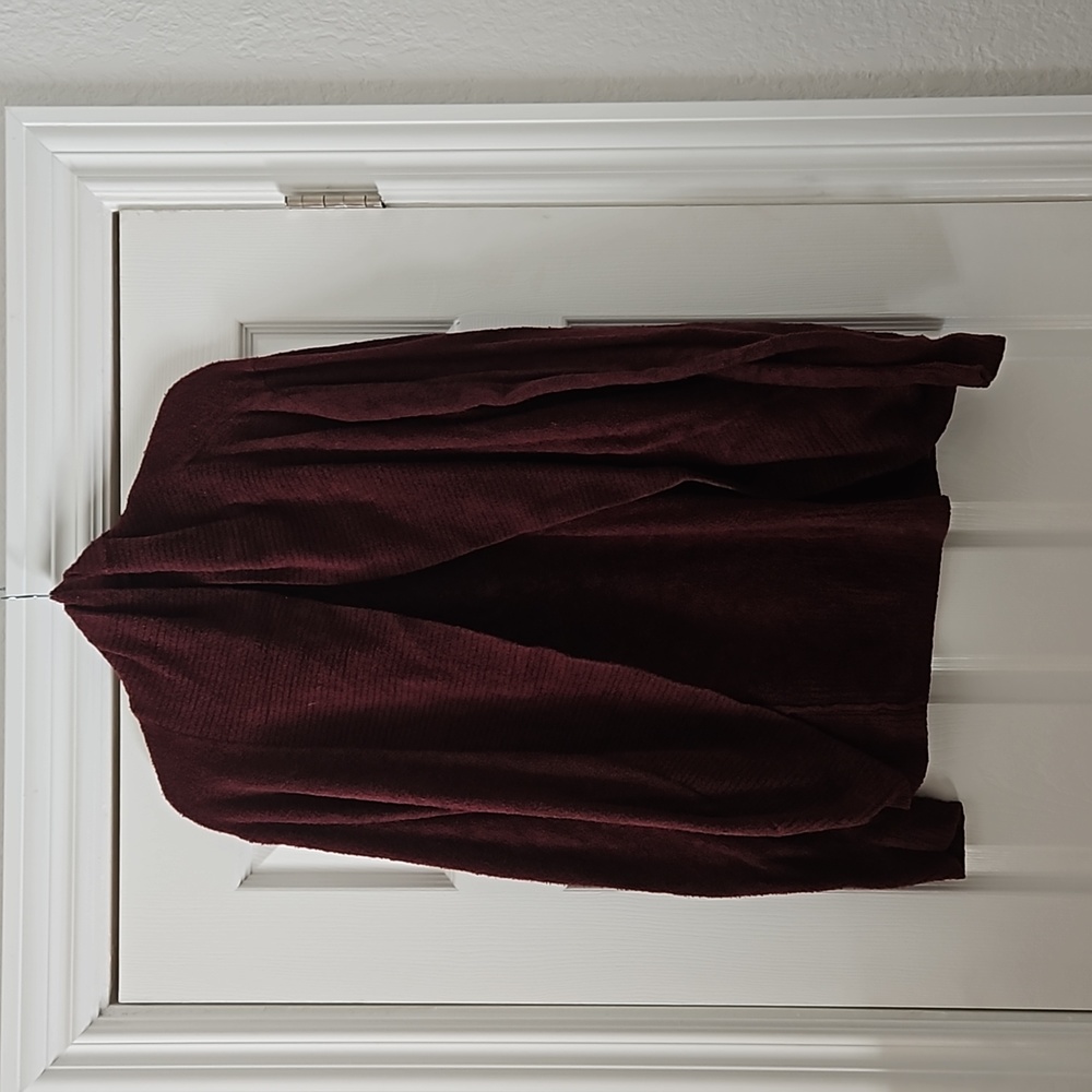 Maroon Open Cardigan- Max & Mia